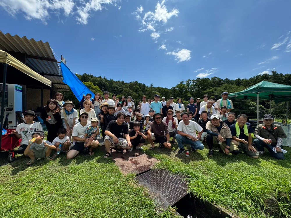 夏の交流会の集合写真